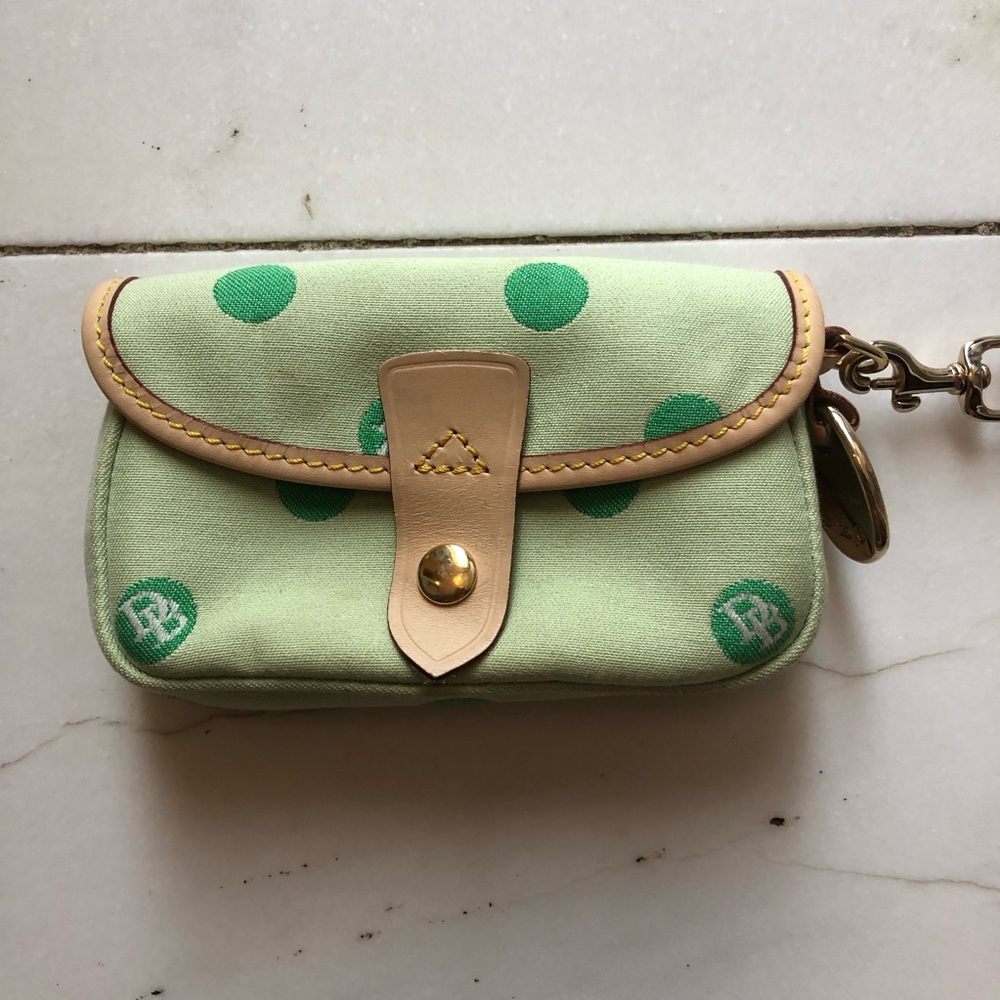 Green Dooney and Bourne wristlet